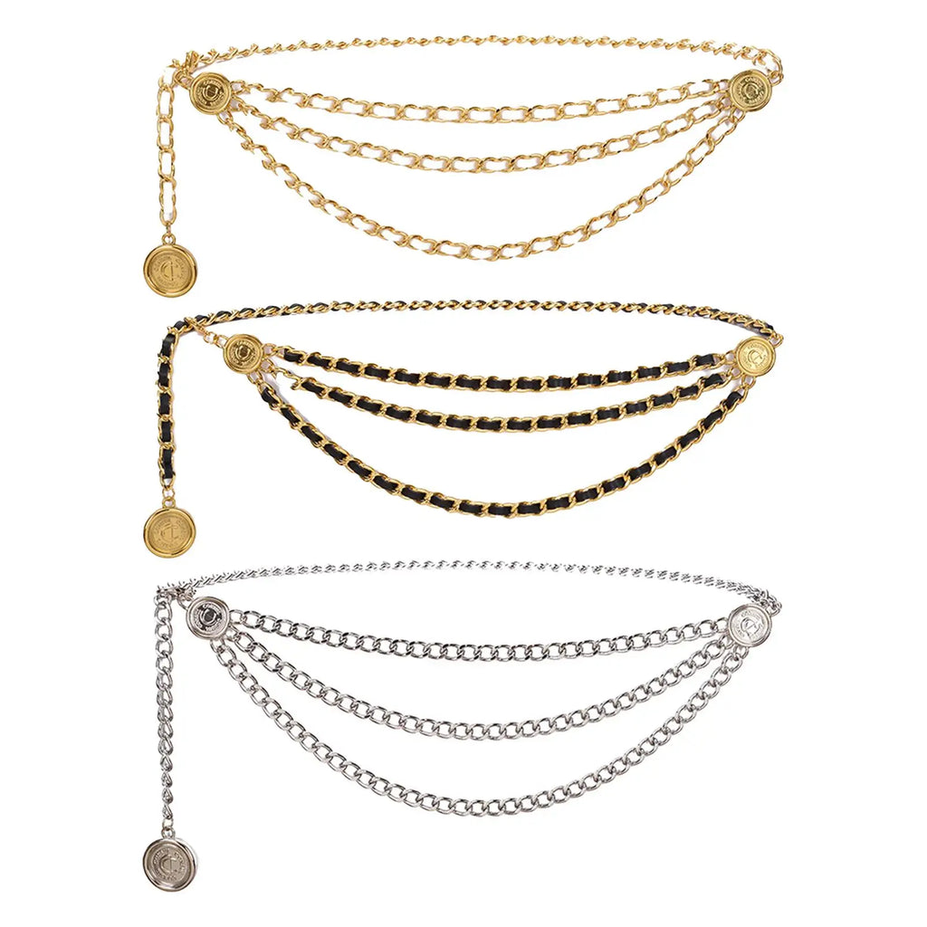 Women Adjustable Tassel Waist Chain Belt Body Jewelry