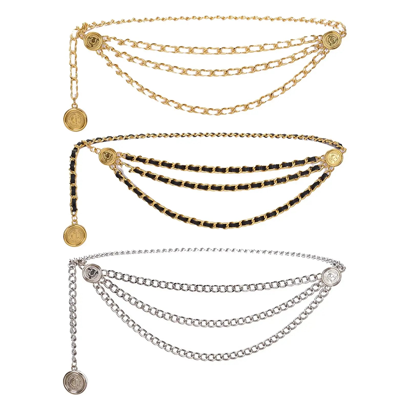 Women Adjustable Tassel Waist Chain Belt Body Jewelry