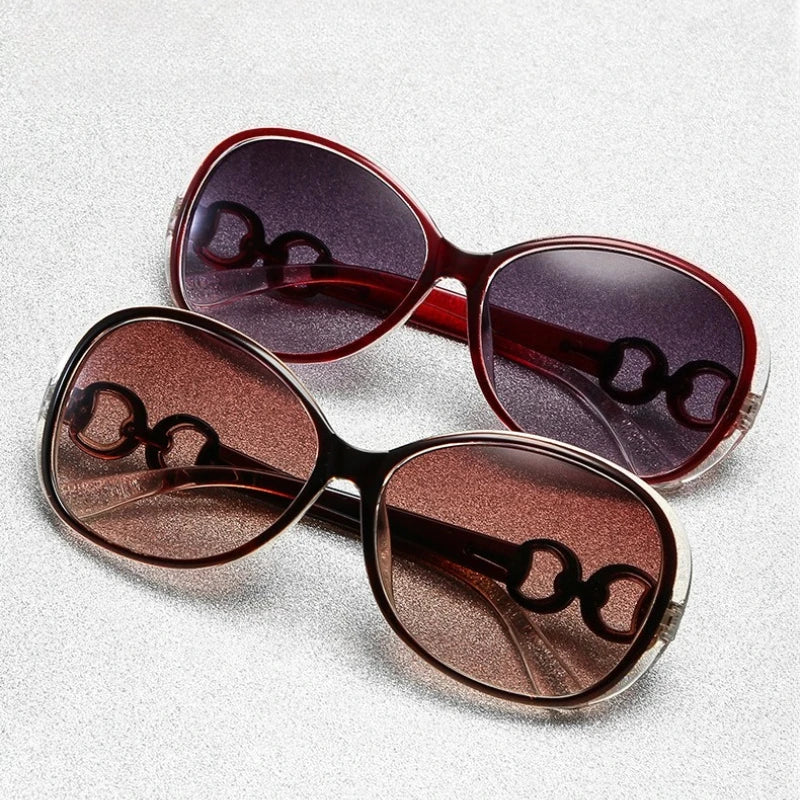 Women Retro Square Mirror Sunglasses UV400 Eyewear