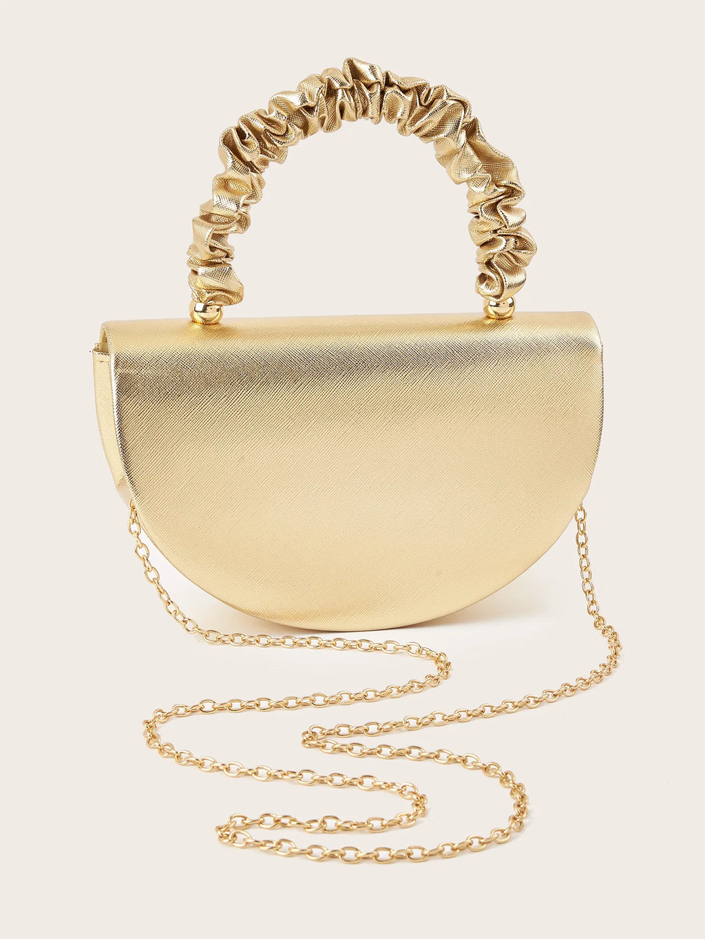 Wrinkled Wrist Bag for Women