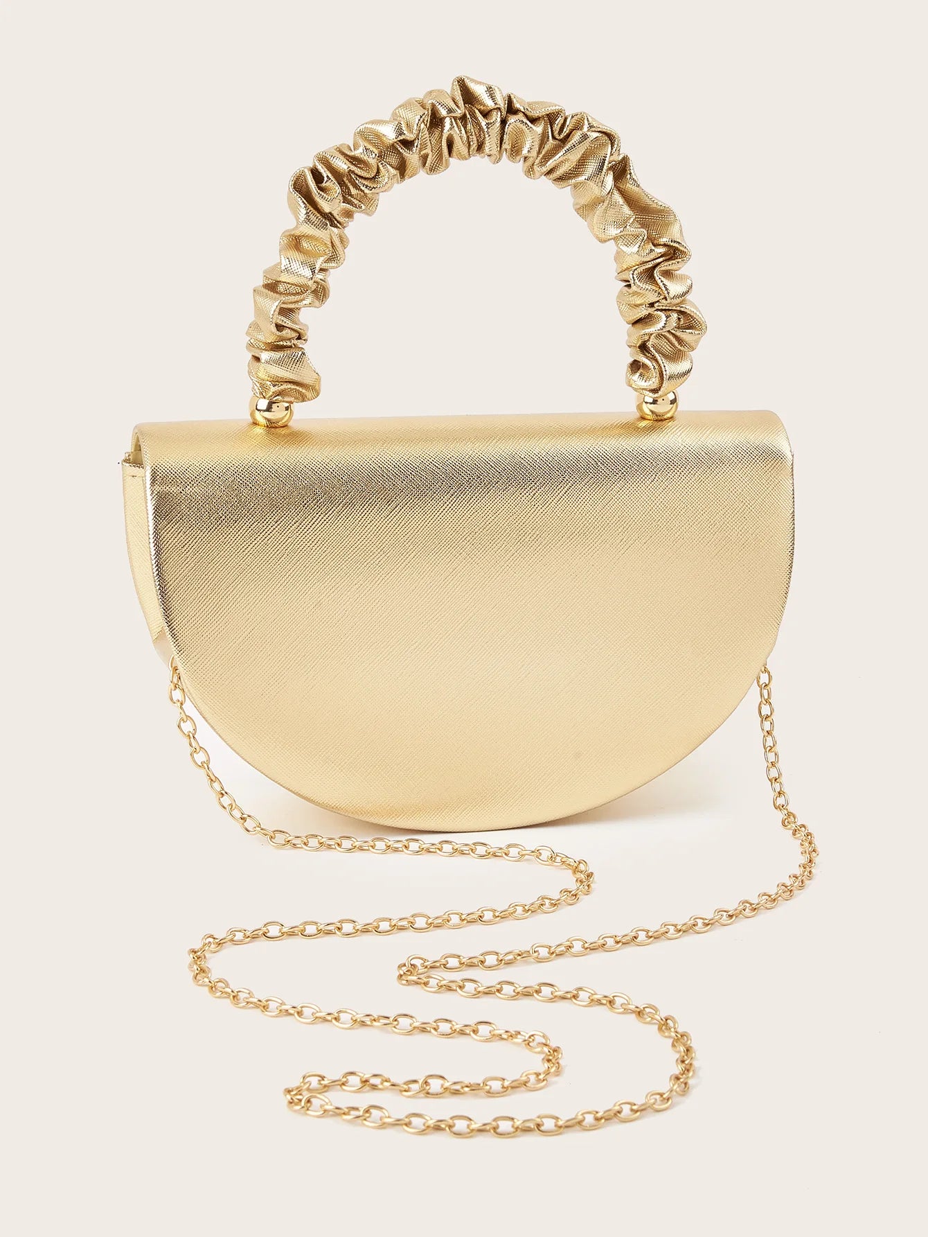 Wrinkled Wrist Bag for Women