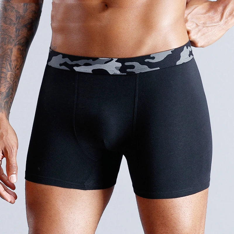 Cotton Printed Boxer Shorts for Men