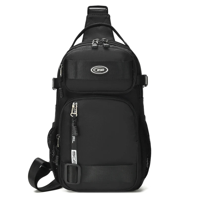 Large Capacity Riding Crossbody Backpack for Men