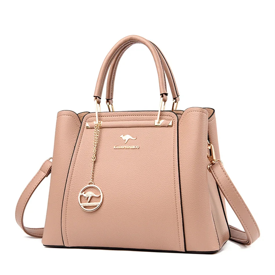 Large Capacity 3 Layer Crossbody Tote Bag for Women