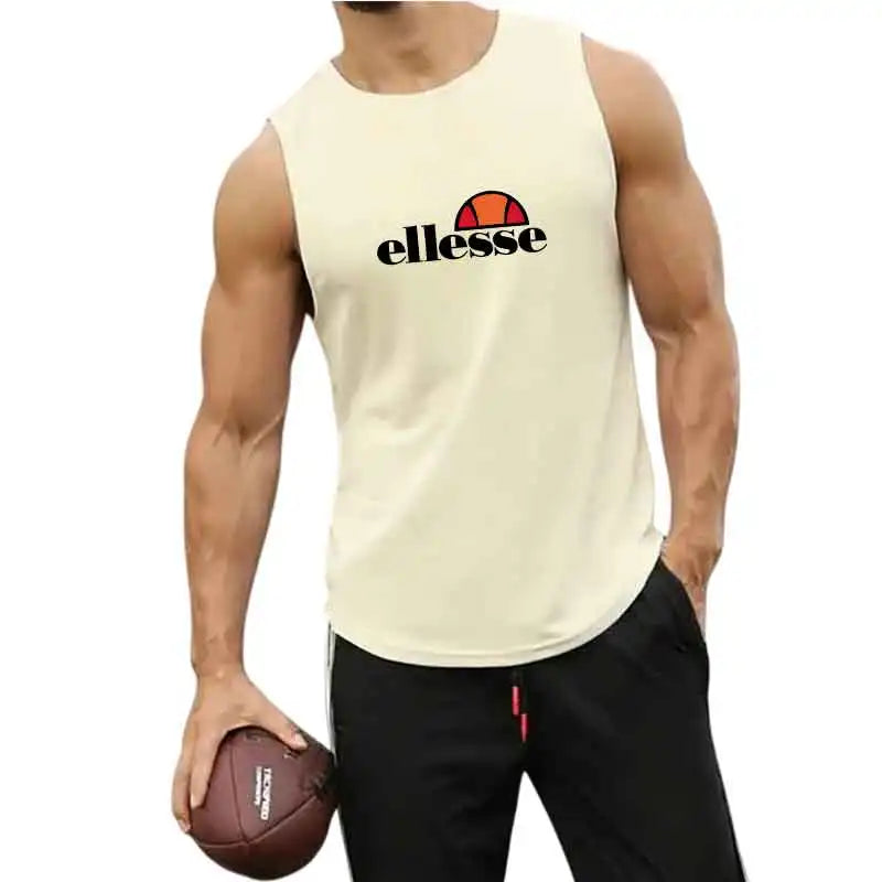 Men Gym Running Basketball Tank Top
