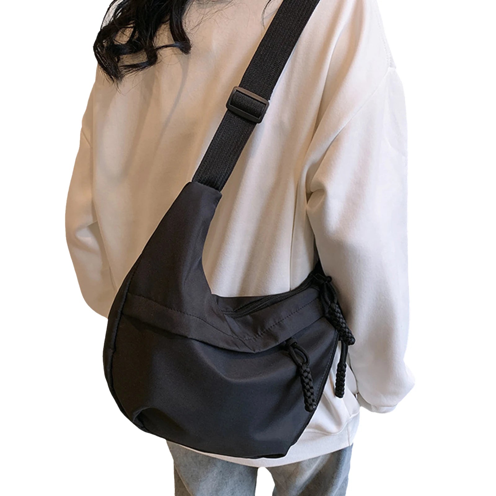 Large Capacity Commuter Crossbody Shoulder Bag for Women