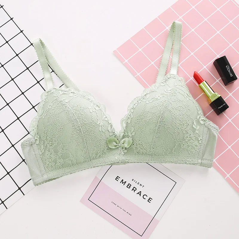 Seamless Wire Free Push Up Support Bra for Women