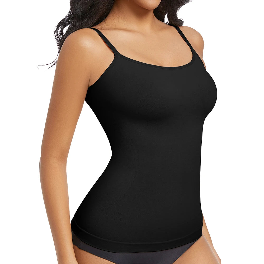 Scoop Neck Compression Shapewear Camisole Top for Women