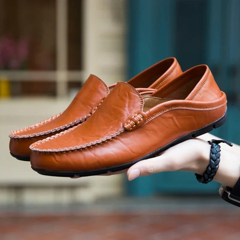 Men Shoes Casual Genuine Leather Loafers