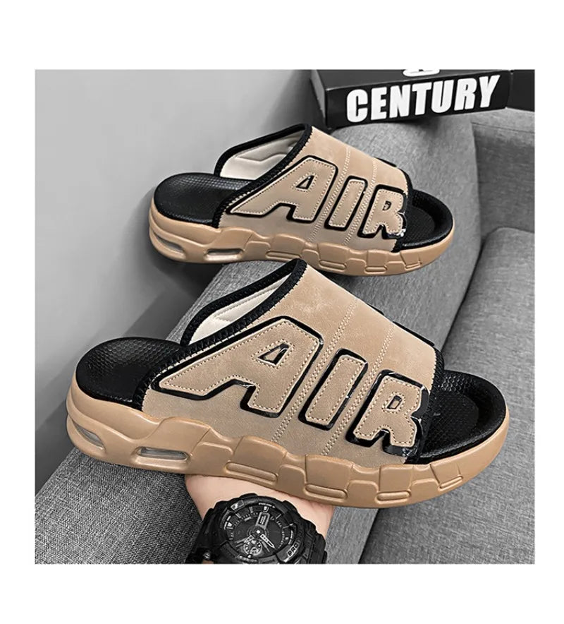 Men's Slippers 2025 Summer Breathable Slippers Large Fashion Platform Casual Shoes for Men New Light Sneakers Zapatos De Hombre