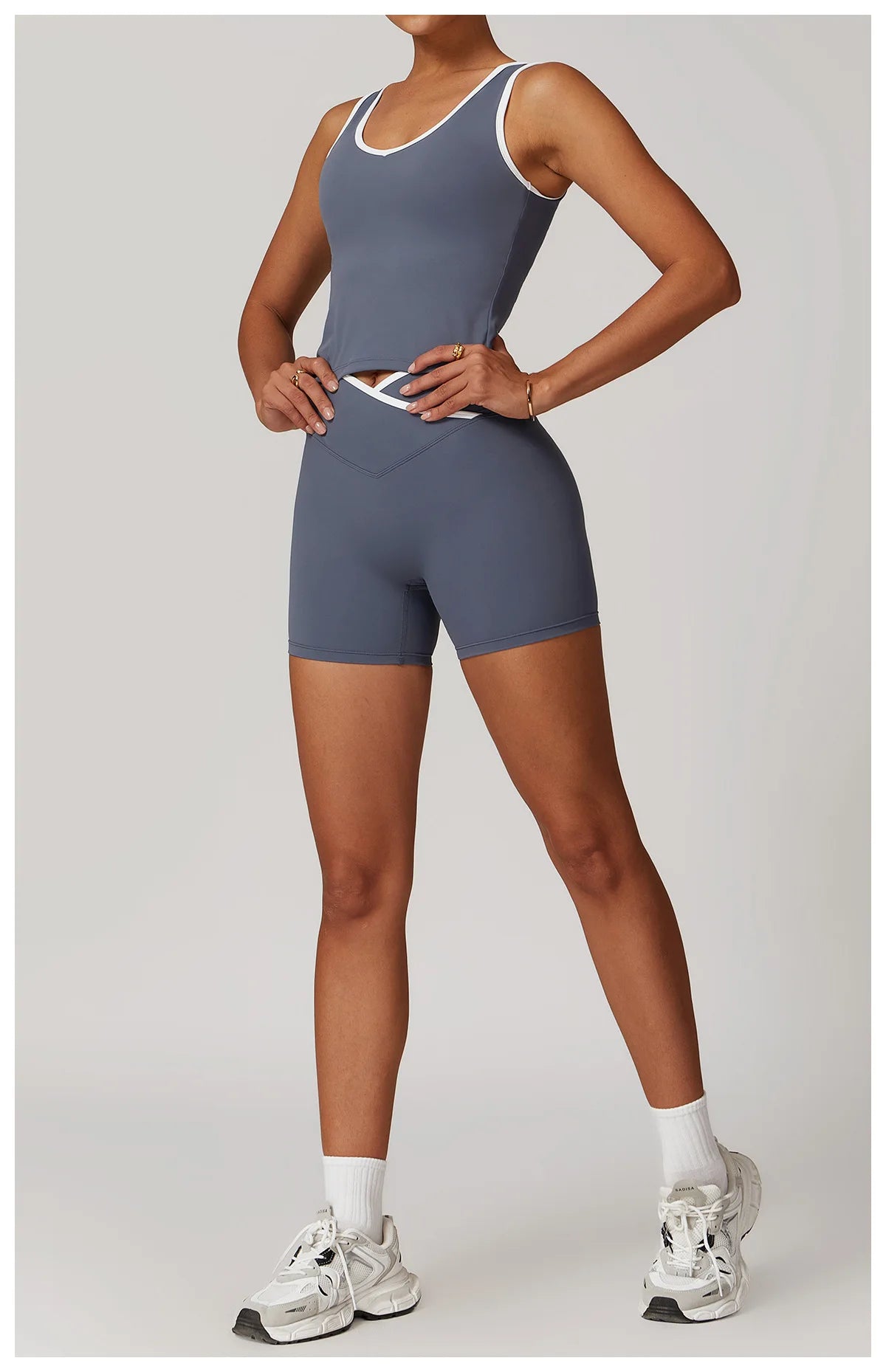 Women 2 Piece Yoga Set Sports Bra and Shorts Fitness Outfit