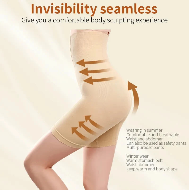 High Waist Tummy Control Boyshort Shapewear for Women