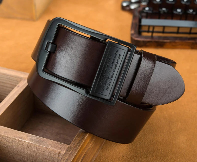 Men Fashionable Luxury Leather Belt