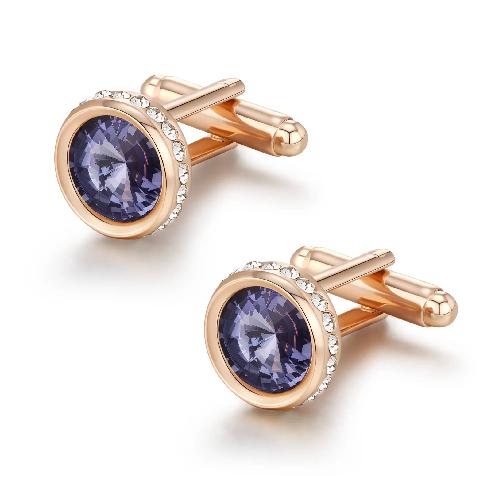 Men Crystal Formal Cufflinks