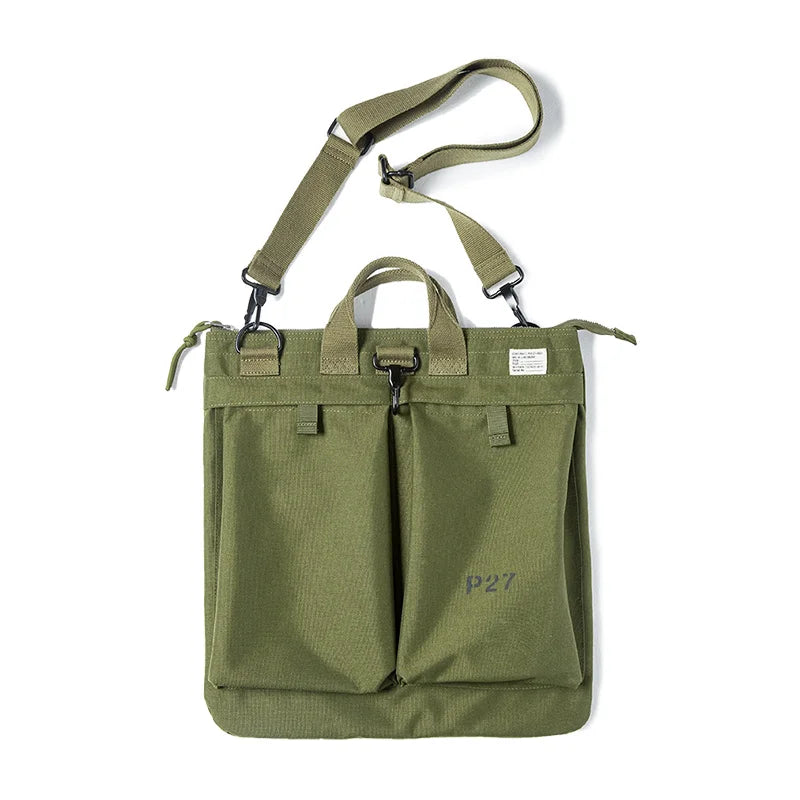 Tactical Multi Pocket Laptop Shoulder Travel Bag for Men