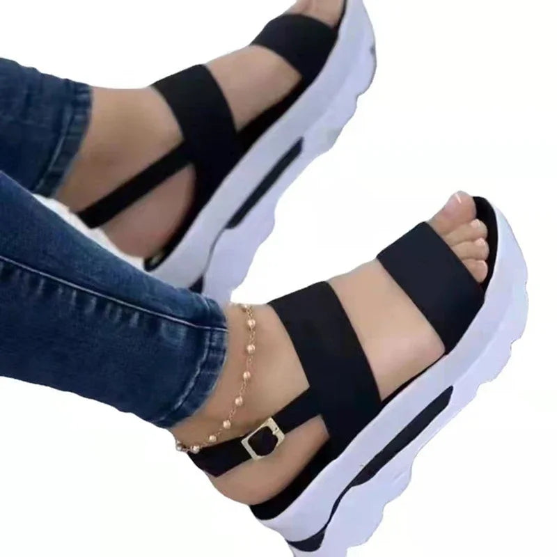 Women Heeled Fashion Wedges Sandals