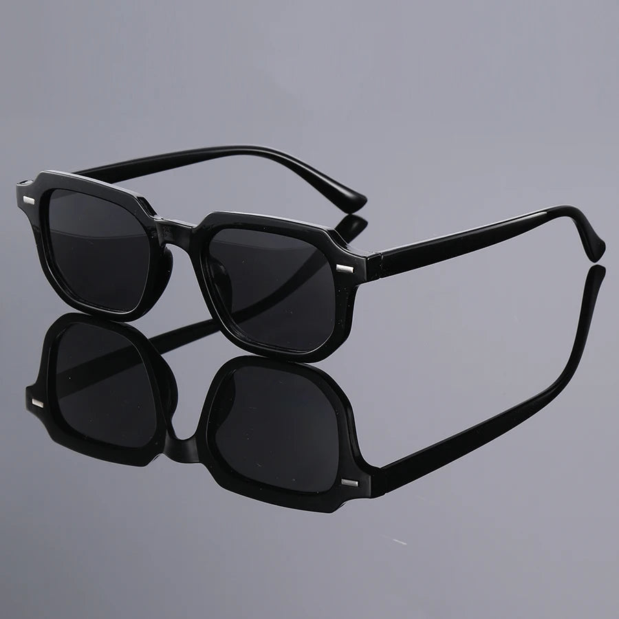 Men New Trendy Square Retro Fashion Glasses Frame