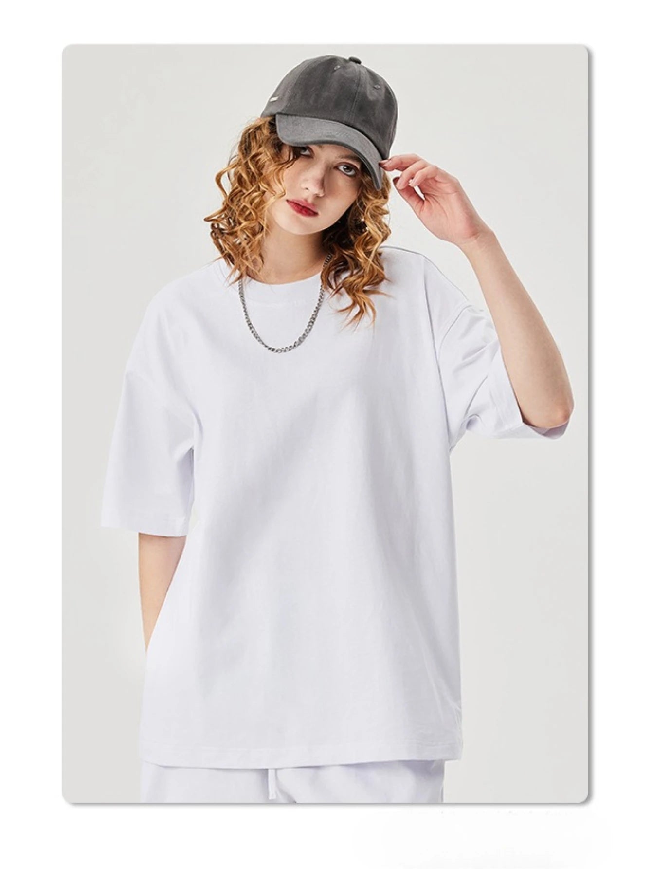 Women Cotton Solid Color Short Sleeve T Shirt Casual Breathable Tee