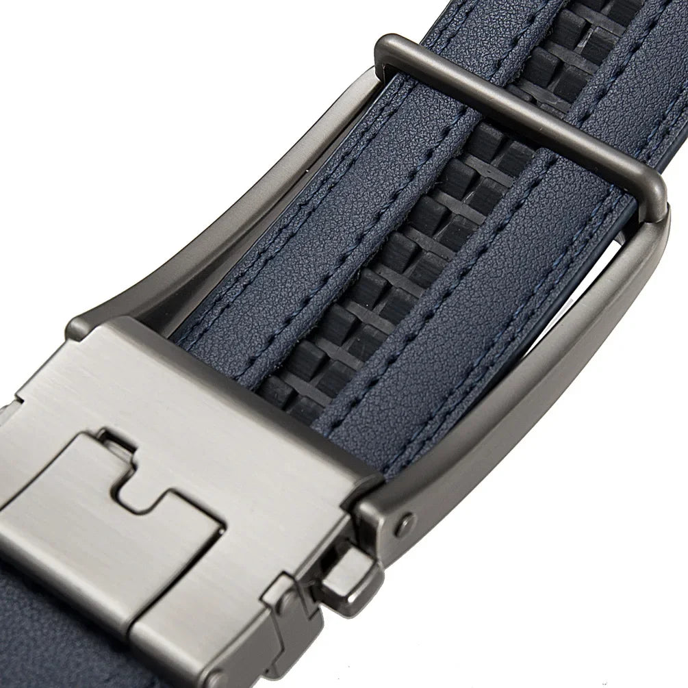 Men Luxury Brand Designer Fashion Automatic Buckle Click Belt