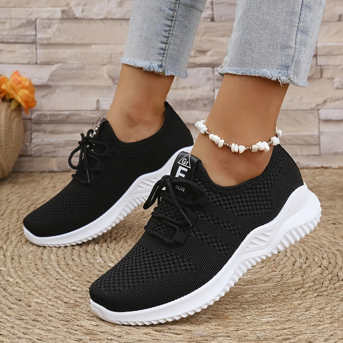 Women Knit Running Training Shoes