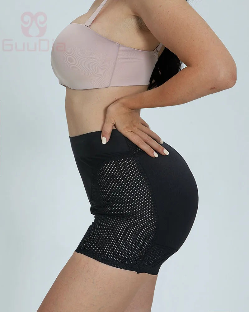 High Waist Padded Butt Lifter Shapewear Boyshorts for Women