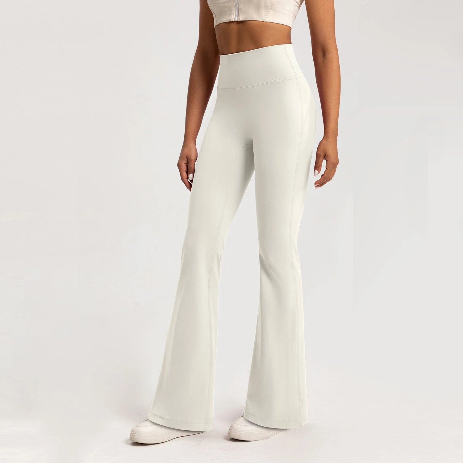 Women High Waist Wide Leg Yoga Pants Slim Fitness Leggings