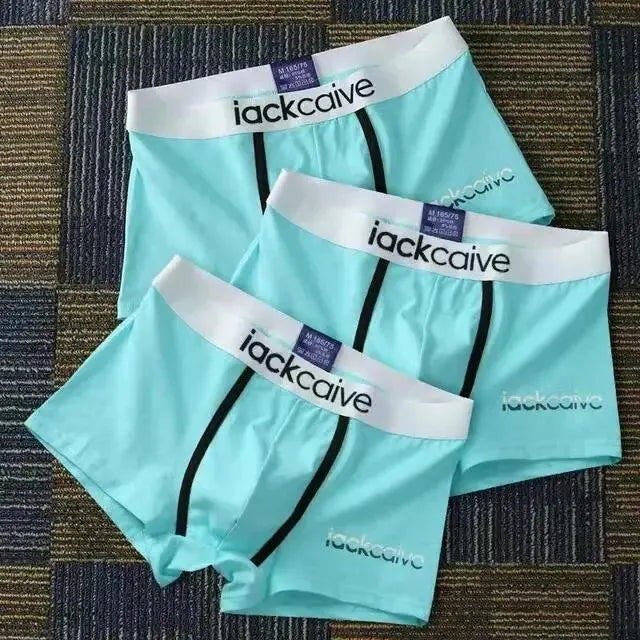 Cotton Printed Underwear Boxers for Men 3 Pcs