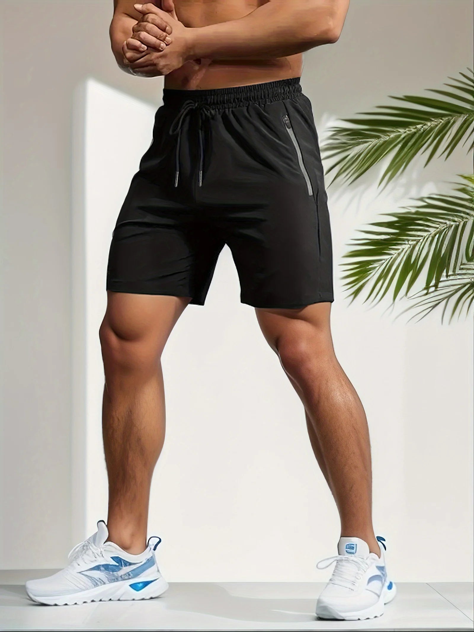 Men Quick Dry Gym Running Sports Shorts