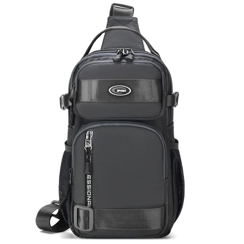Large Capacity Riding Crossbody Backpack for Men