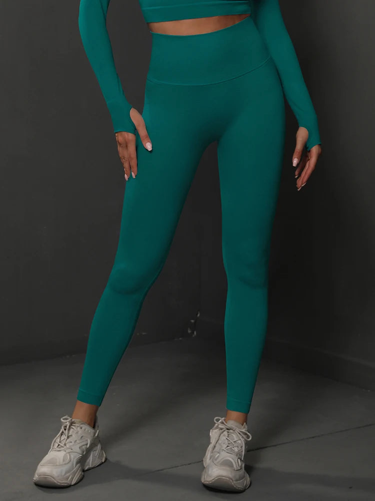 Women Seamless Butt Lifting High Waist Yoga Leggings Fitness Pants