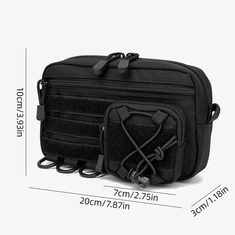 Molle Multifunctional Waist Belt Fanny Pack Bag for Men