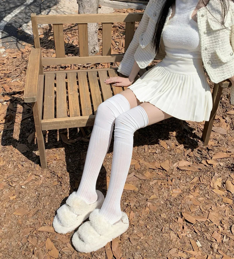 Thick Knit Over Knee Warm Socks for Women