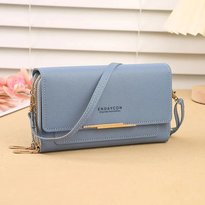 Convertible Wallet Clutch Bag with Coin Pocket for Women