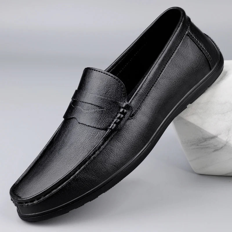 Men Genuine Leather Comfortable Loafers