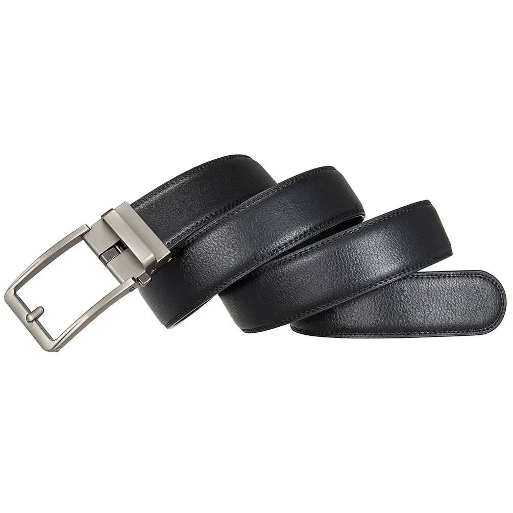Men Luxury Brand Designer Fashion Automatic Buckle Click Belt