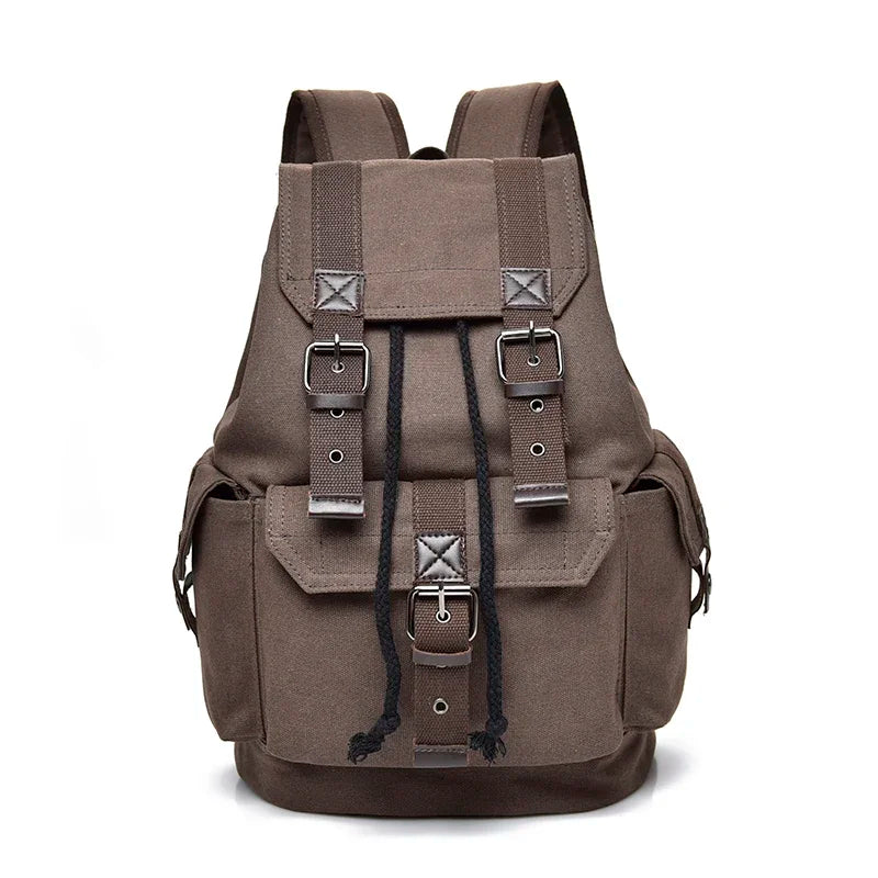 Large Capacity Canvas Backpack for Men