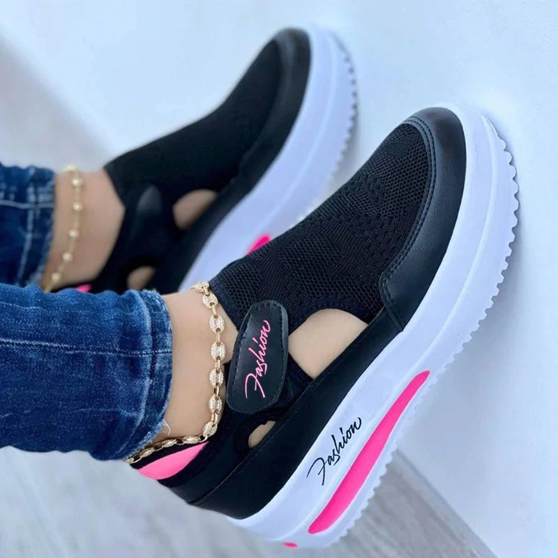 Women Platform Canvas Casual Shoes