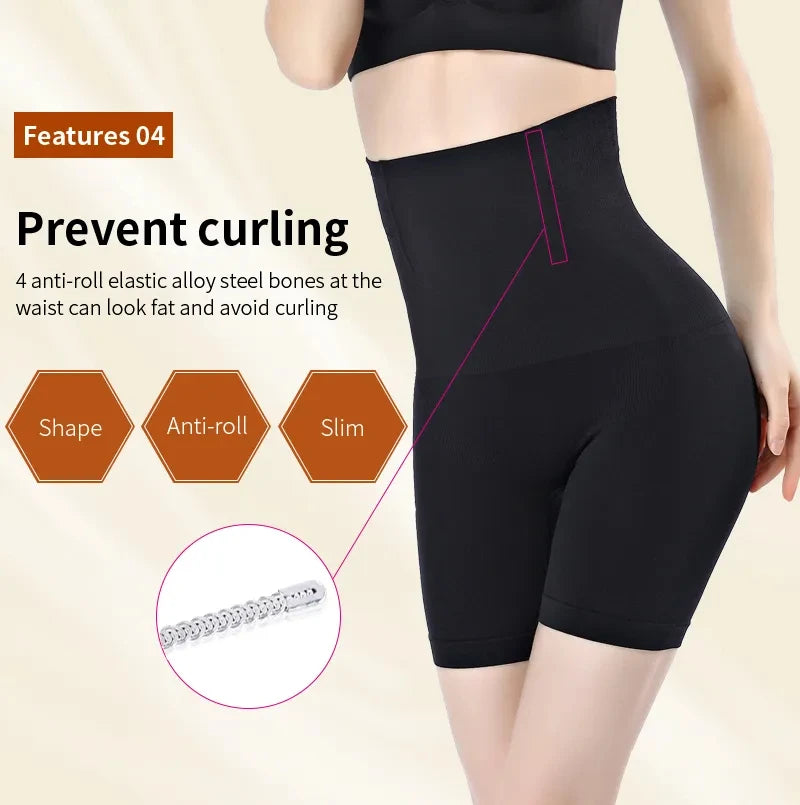 High Waist Tummy Control Boyshort Shapewear for Women