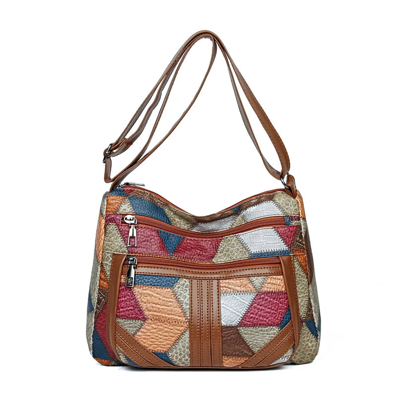 Lightweight Geometric Crossbody Shoulder Bag for Women