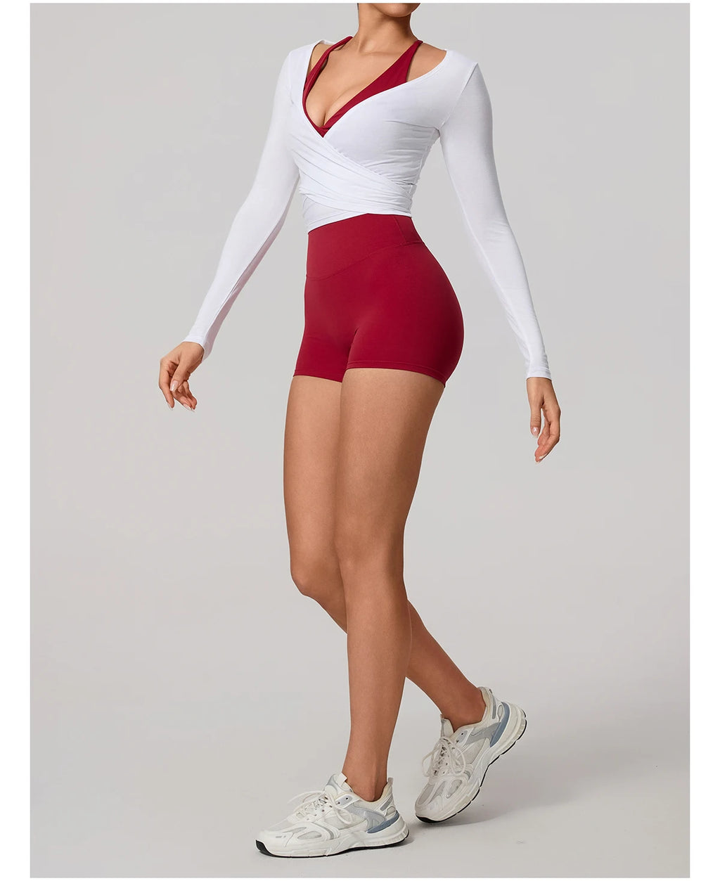 Women Long Sleeve Top Breathable Quick Dry Sportswear