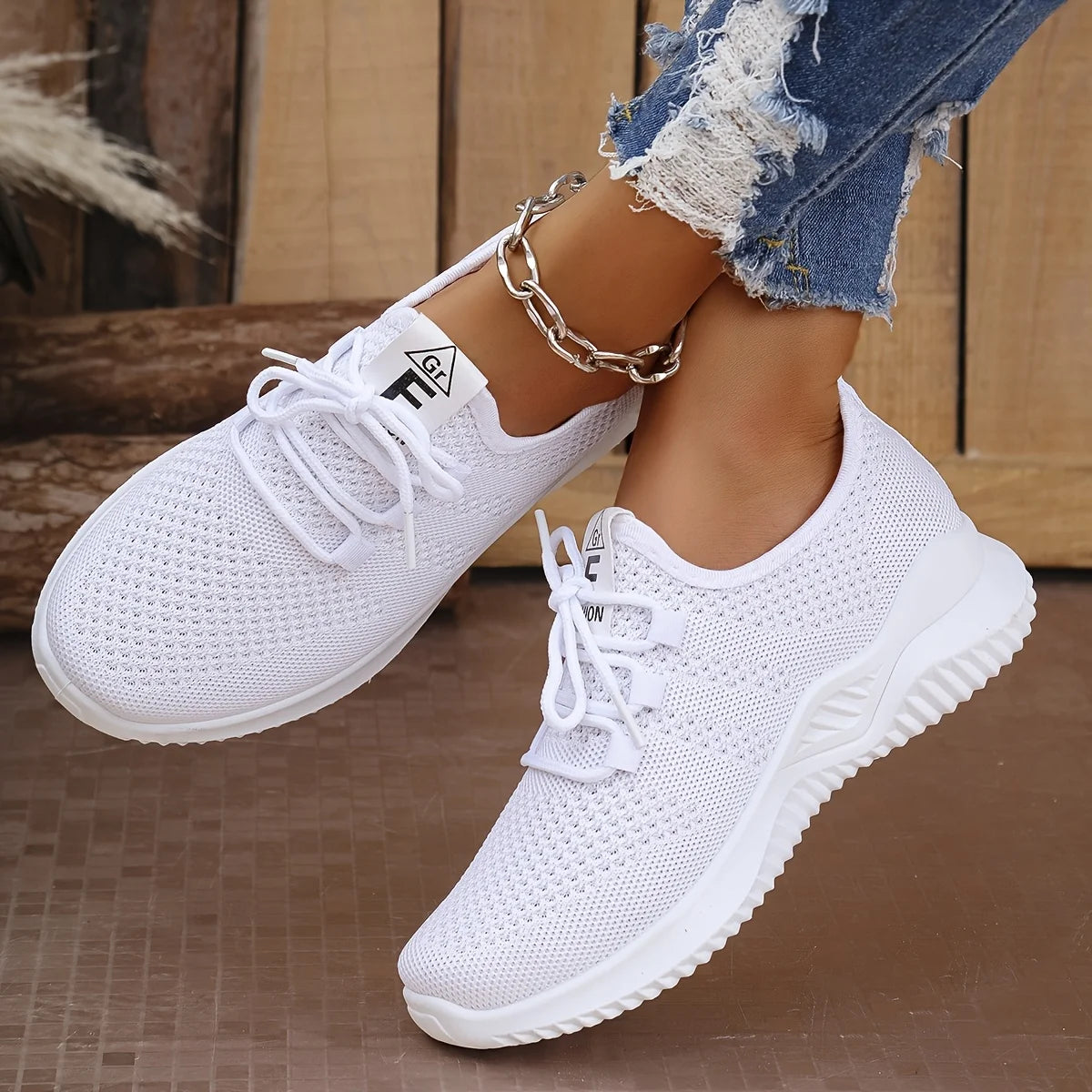 Women Knit Running Training Shoes