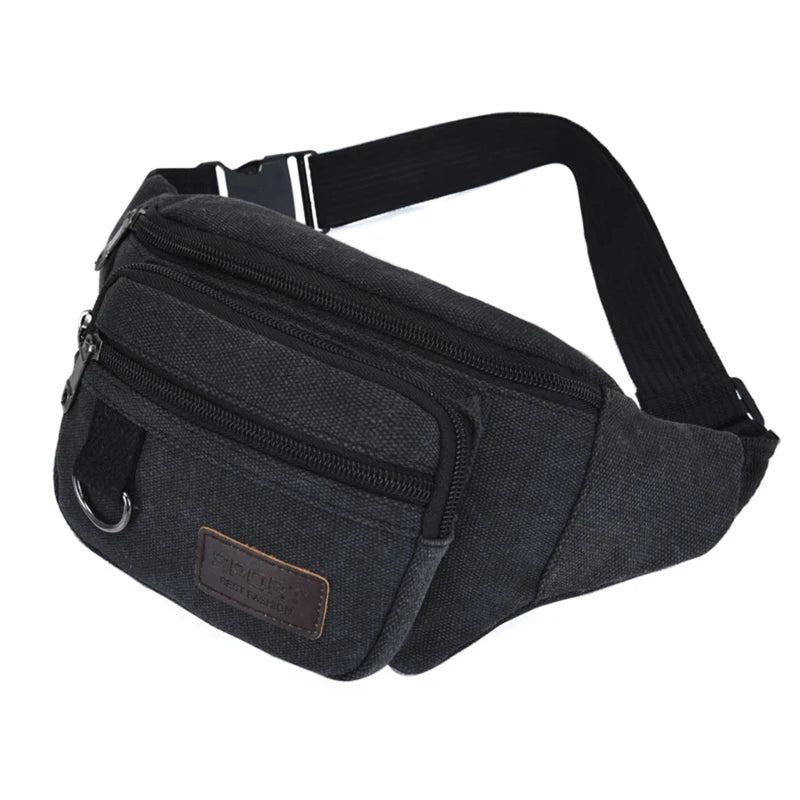 Canvas Chest Waist Belt Bag for Men