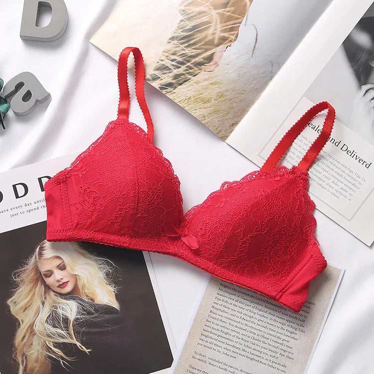 Seamless Wire Free Push Up Support Bra for Women