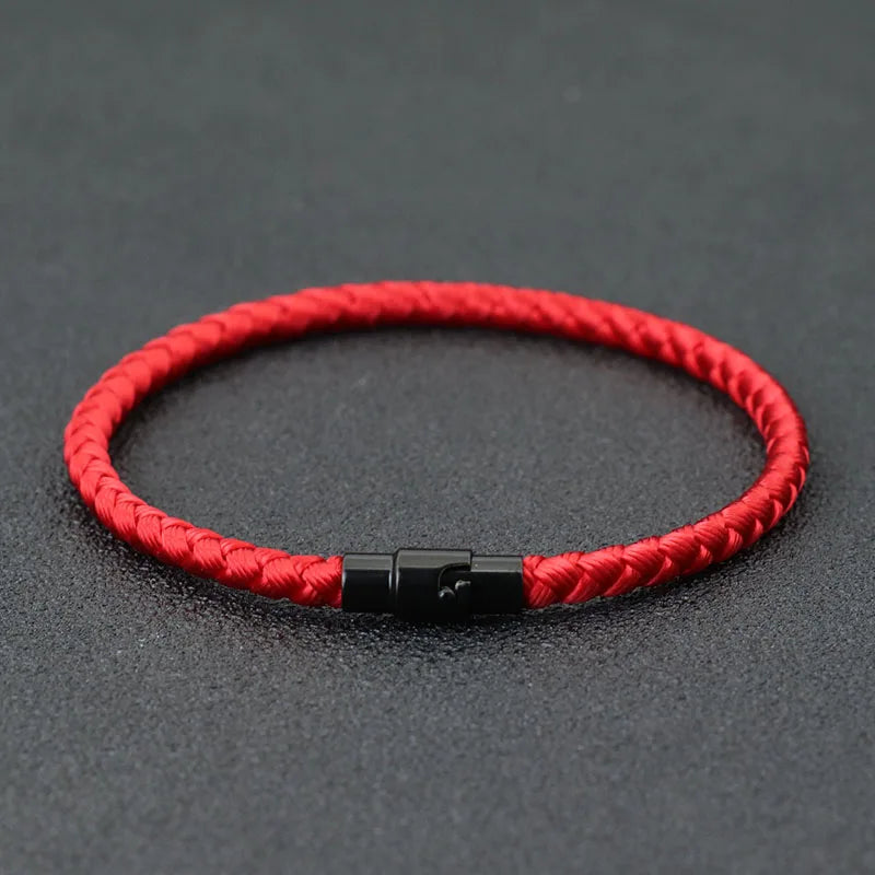 Men Thread Magnetic Lucky Rope Bracelet