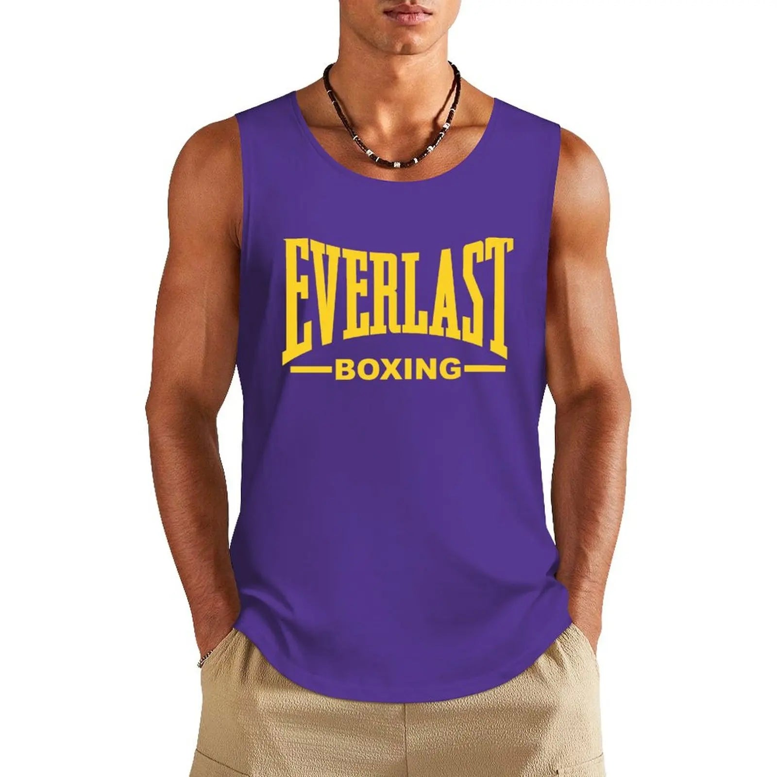 Men Quick Dry Boxing Gym Tank Top Vest