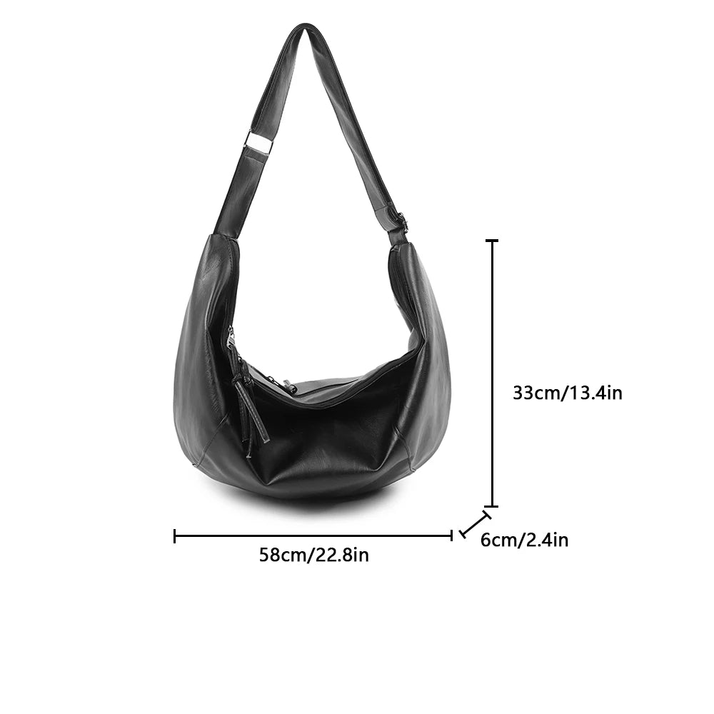Large Capacity Casual Crossbody Waist Bag for Men