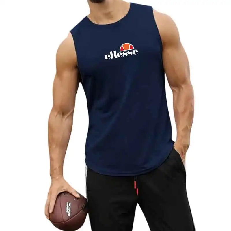 Men Gym Running Basketball Tank Top