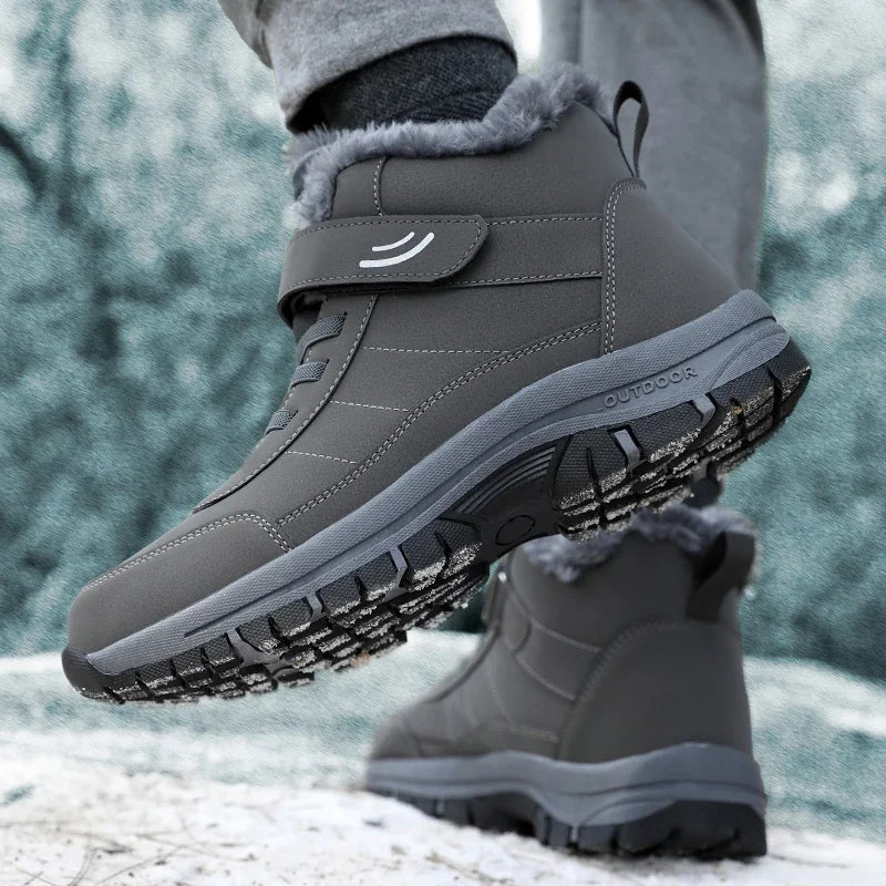 Women Fur Lined Platform Snow Boots