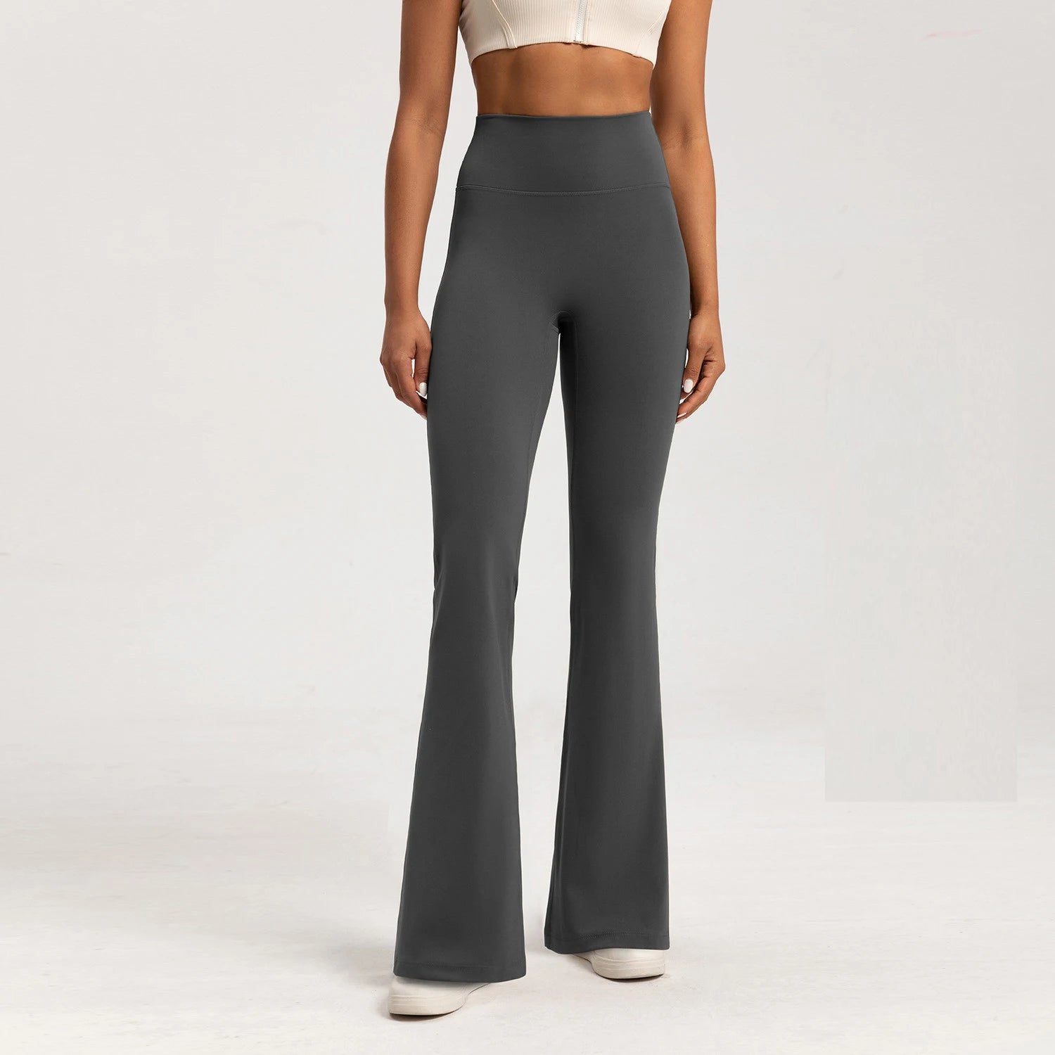 Women High Waist Wide Leg Yoga Pants Slim Fitness Leggings