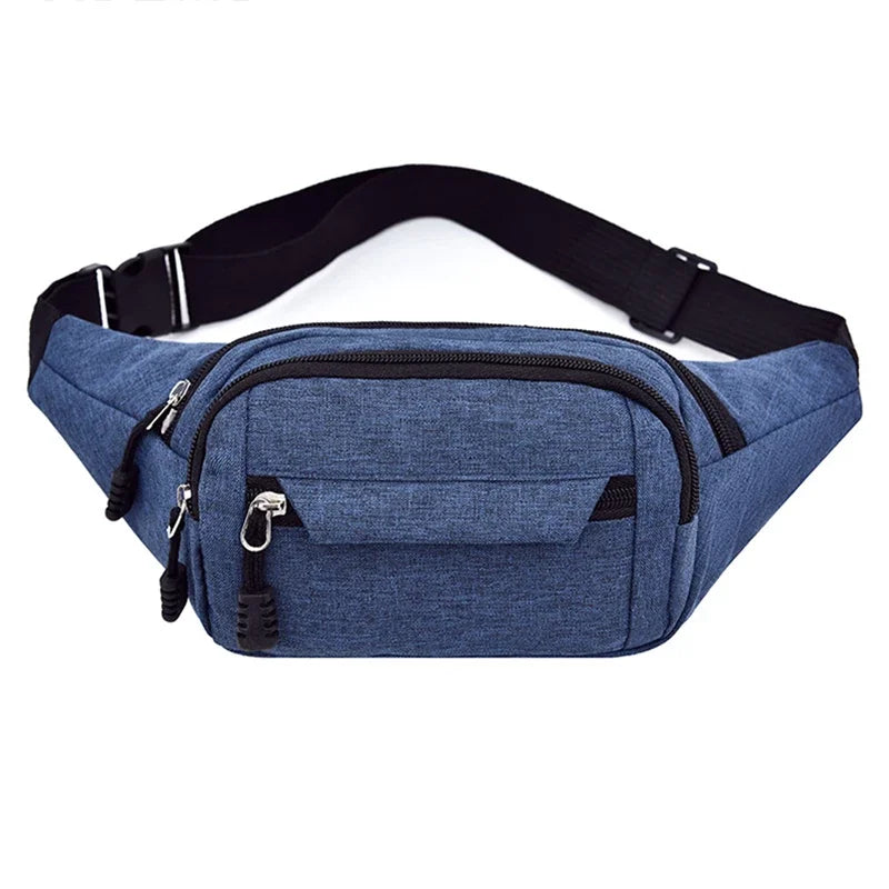 Large Capacity Wear Resistant Waist Belt Bag for Men